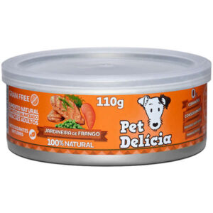 Ração Úmida Pet Delícia Natural Jardineira de Frango