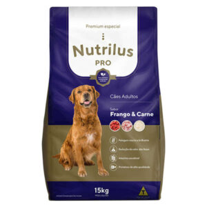 Ração Seca Nutrilus Pro Frango & Carne para Cães Adultos
